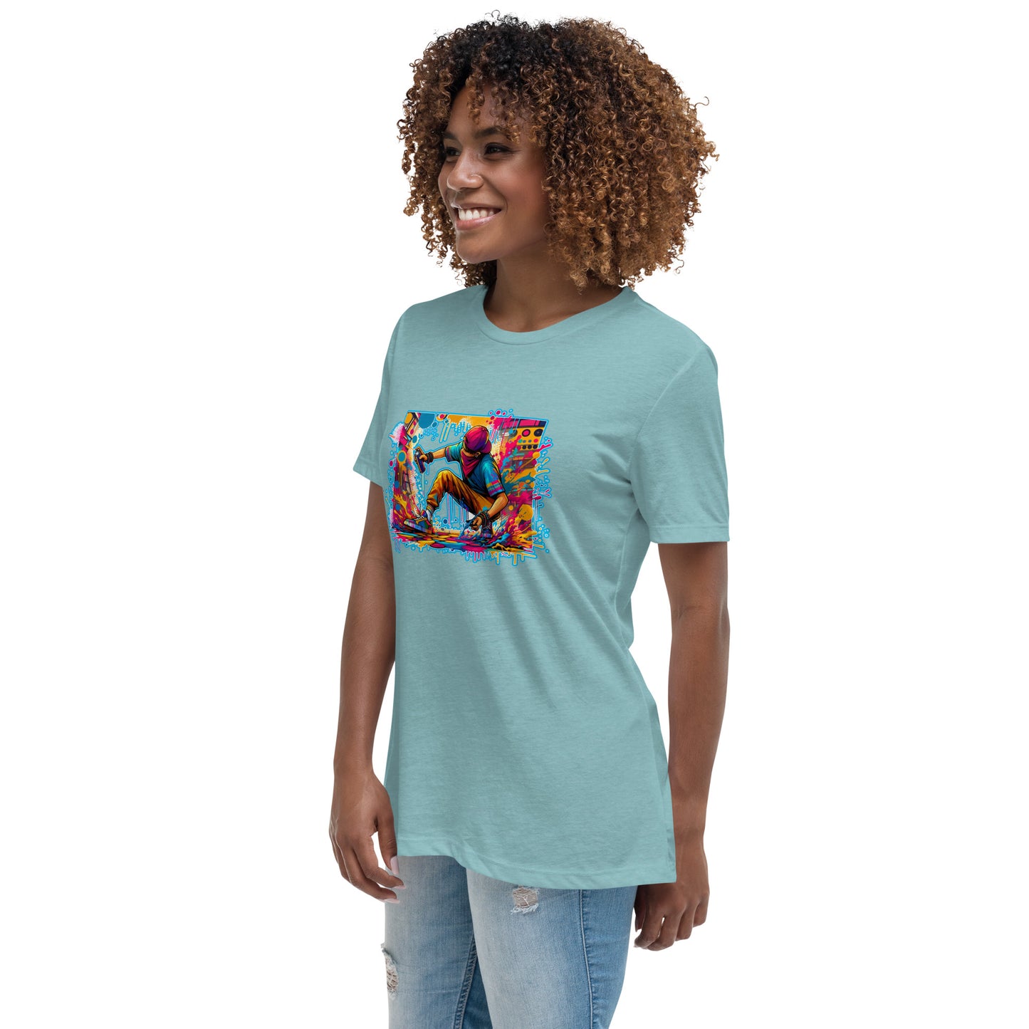 GraffyTees Vandal artist full Color Women's Relaxed T-Shirt