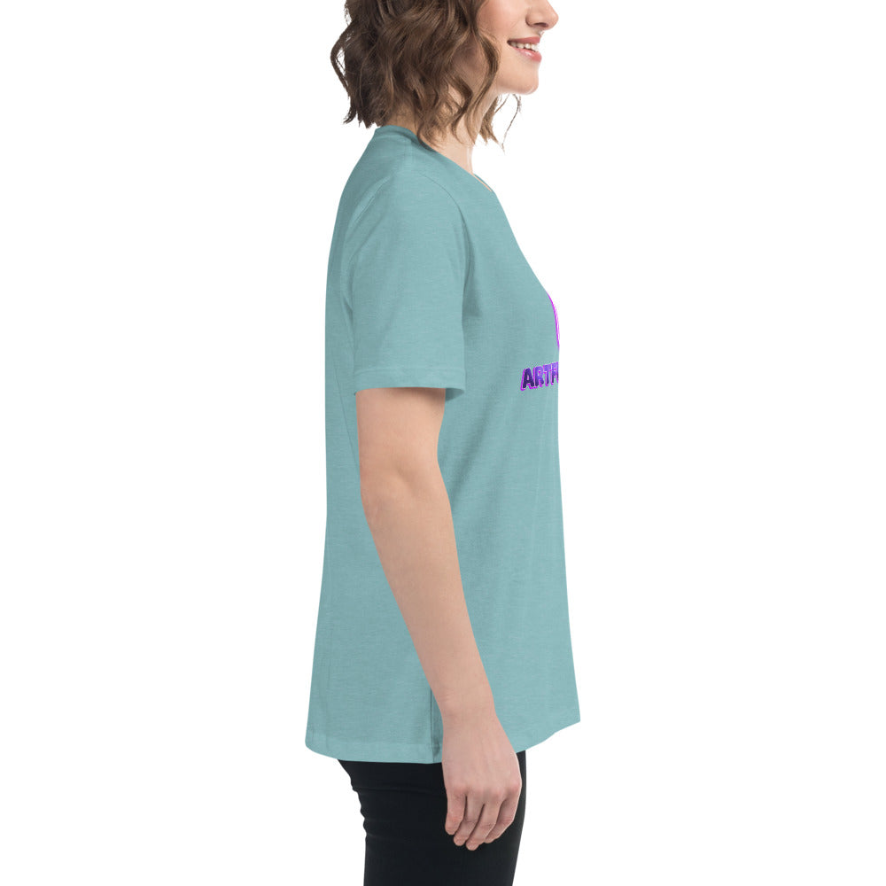 Artful Alienz logo Women's Relaxed T-Shirt