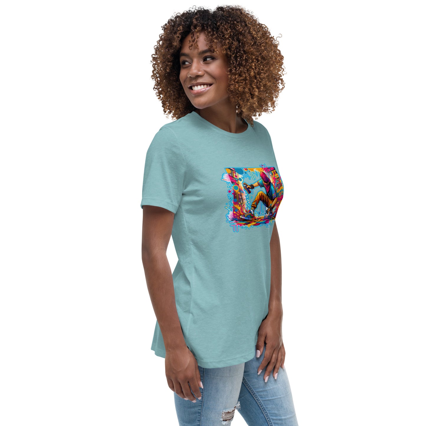 GraffyTees Vandal artist full Color Women's Relaxed T-Shirt