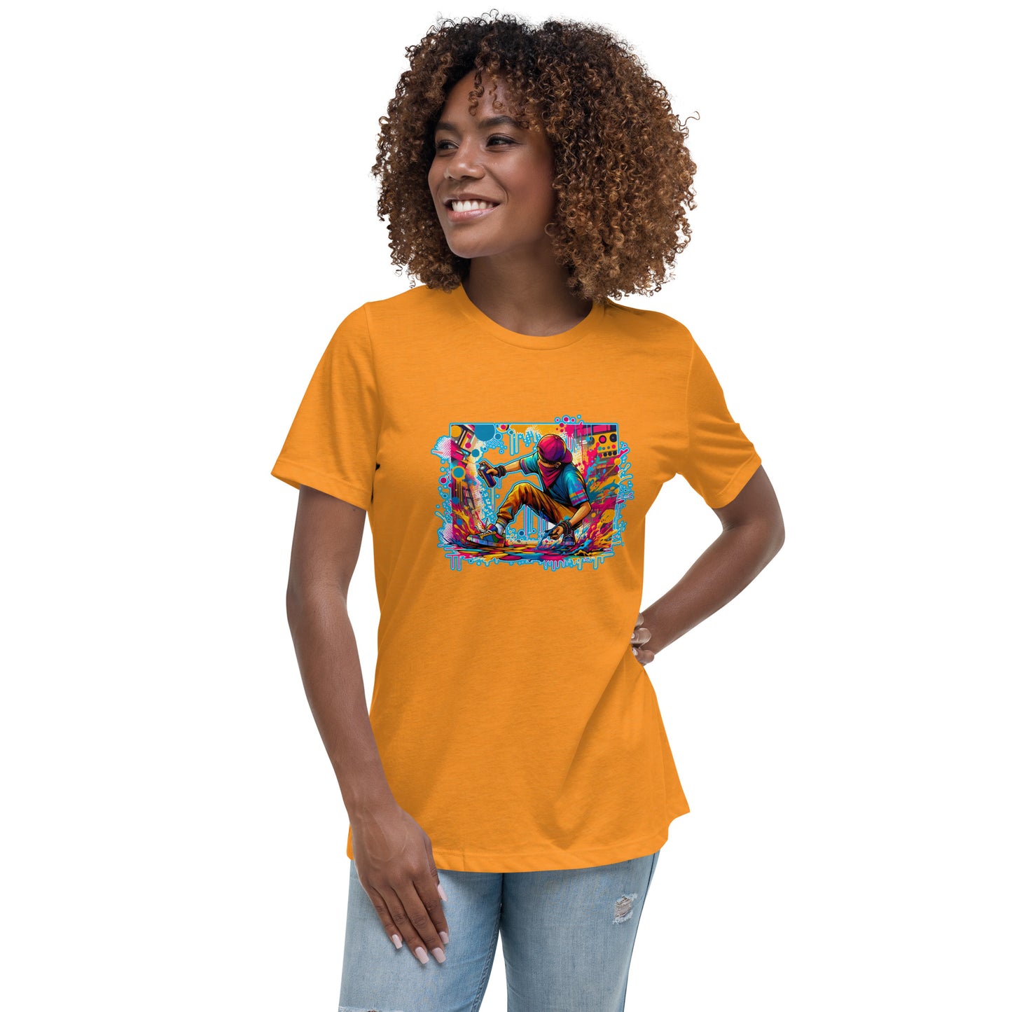 GraffyTees Vandal artist full Color Women's Relaxed T-Shirt