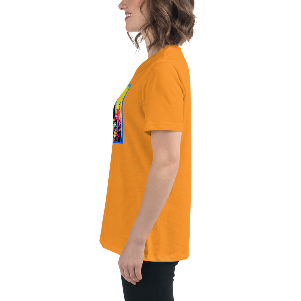 Graffytees Mona Lisette graffiti piece Women's Relaxed T-Shirt