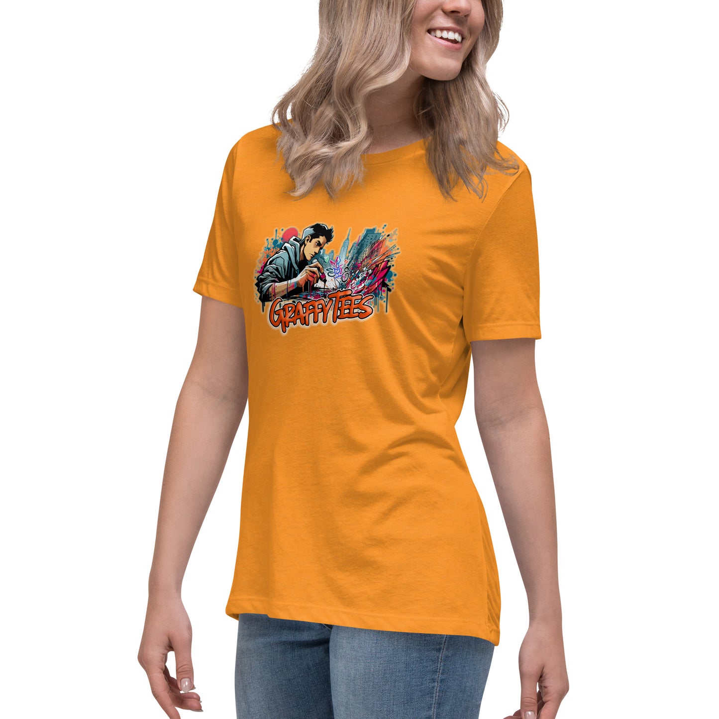 GraffyTees Writer Vandal with Pilot Marker Women's Relaxed T-Shirt