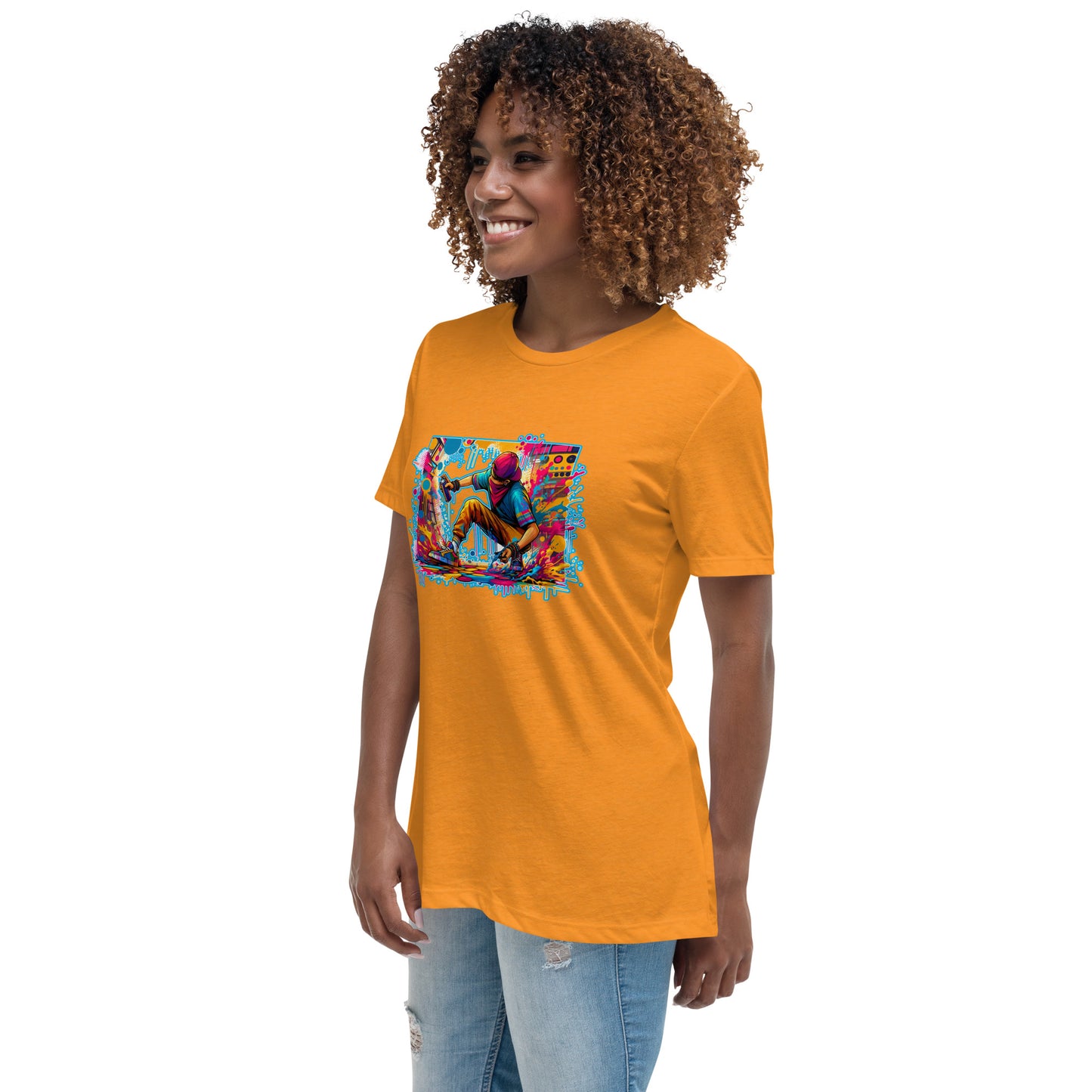 GraffyTees Vandal artist full Color Women's Relaxed T-Shirt