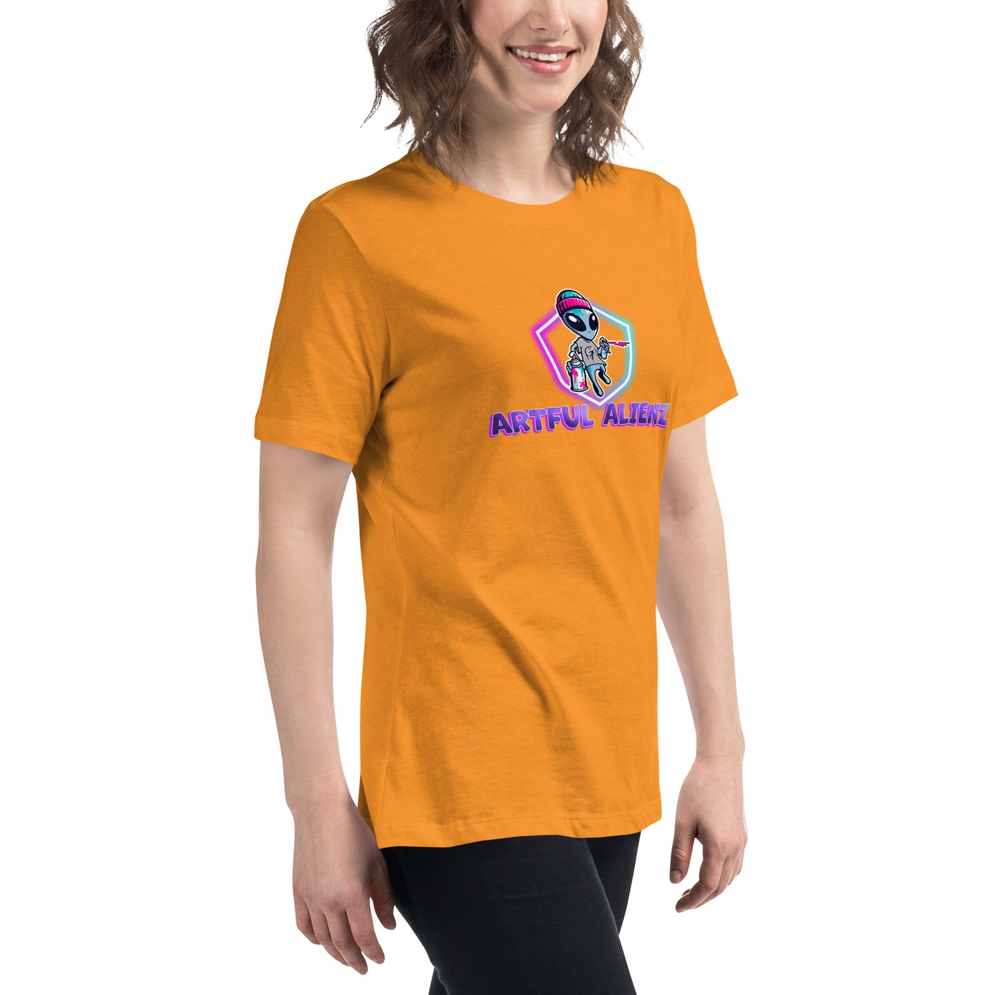 Artful Alienz logo Women's Relaxed T-Shirt