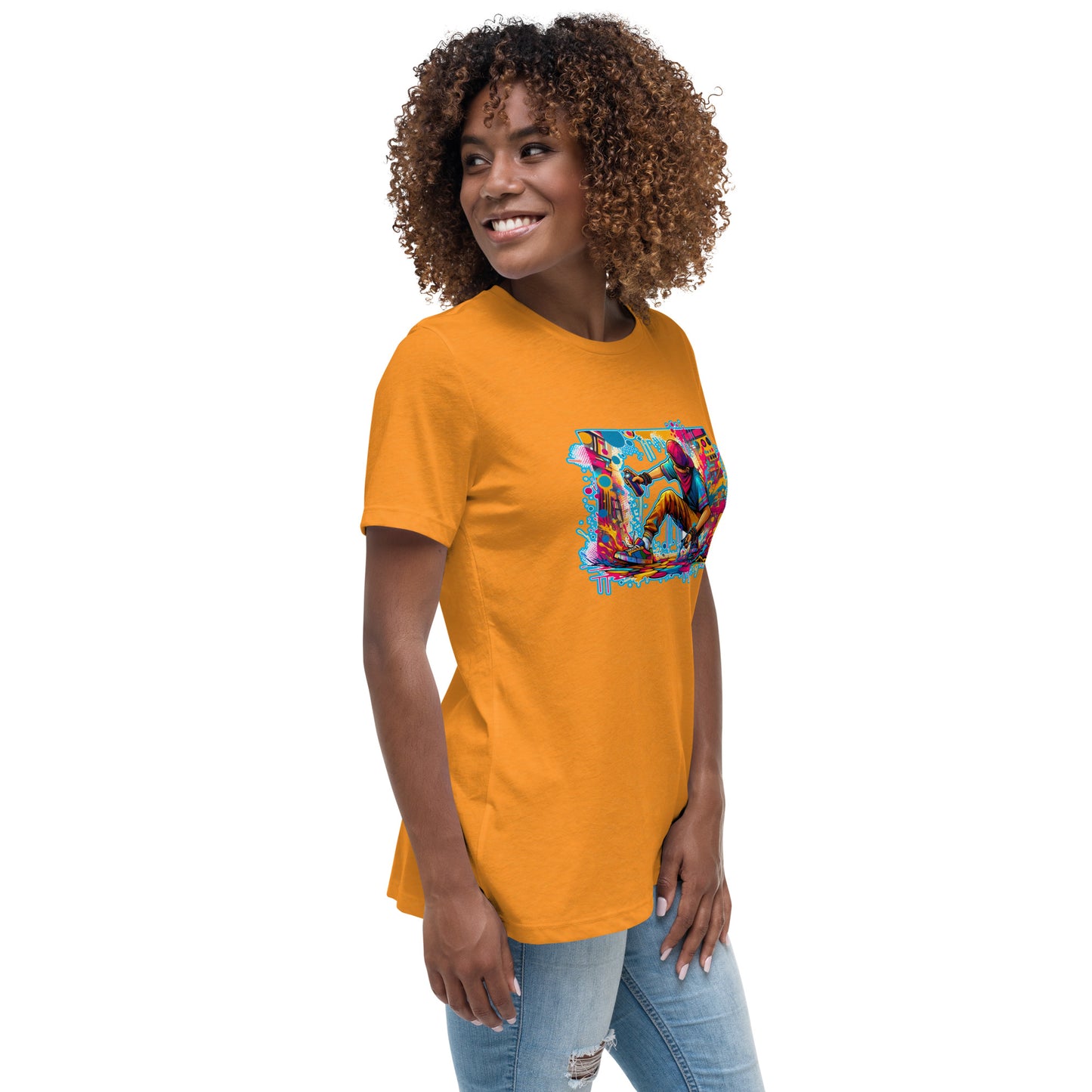 GraffyTees Vandal artist full Color Women's Relaxed T-Shirt