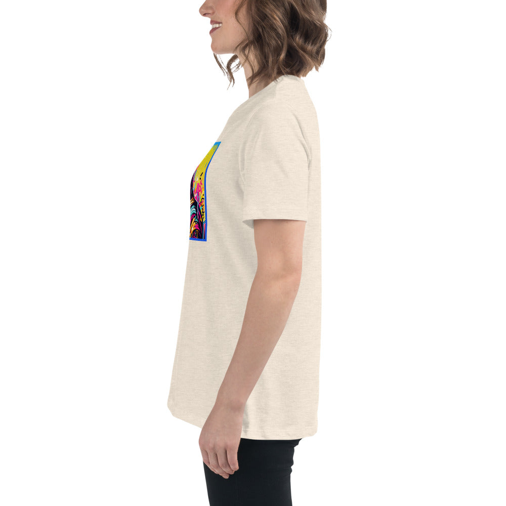 Graffytees Mona Lisette graffiti piece Women's Relaxed T-Shirt