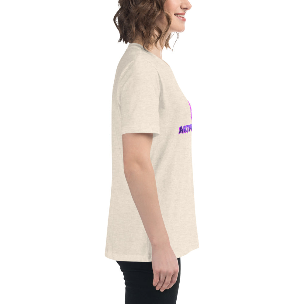 Artful Alienz logo Women's Relaxed T-Shirt