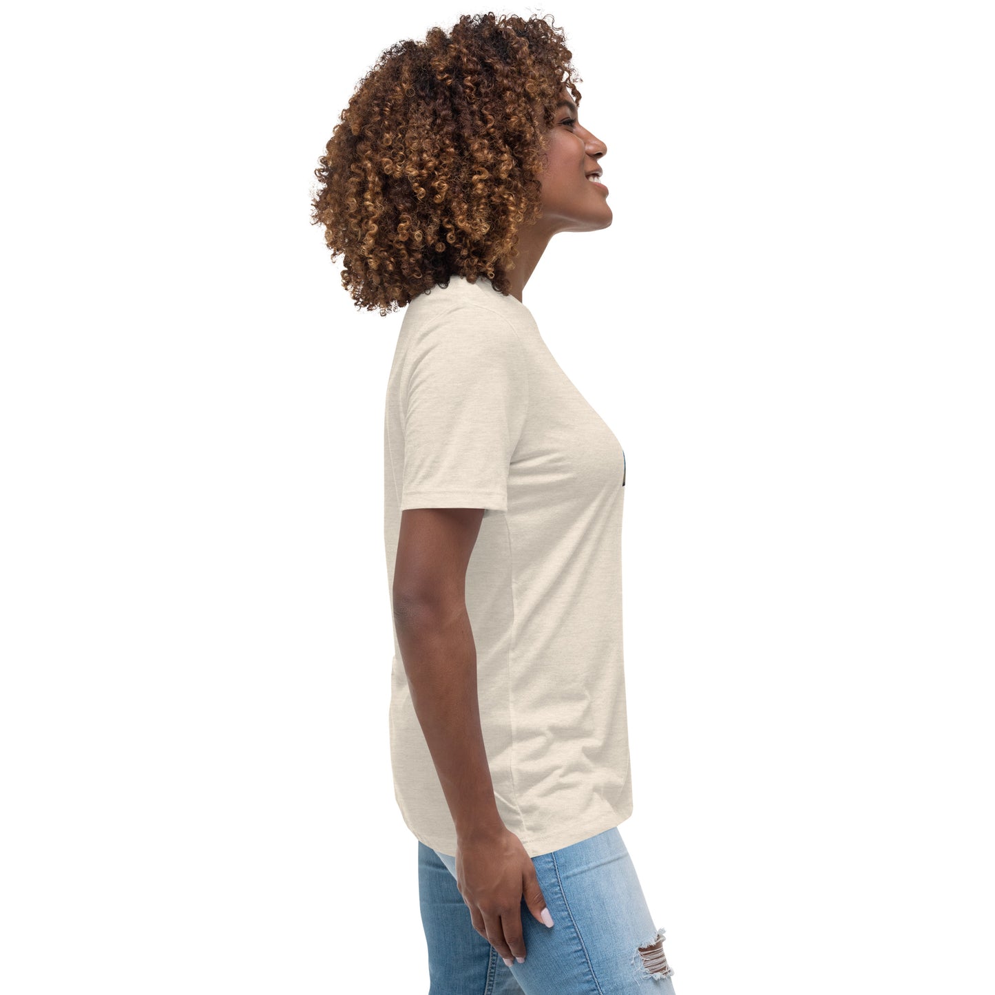 Graffytees Girl Artist graffiti Love message Women's Relaxed T-Shirt