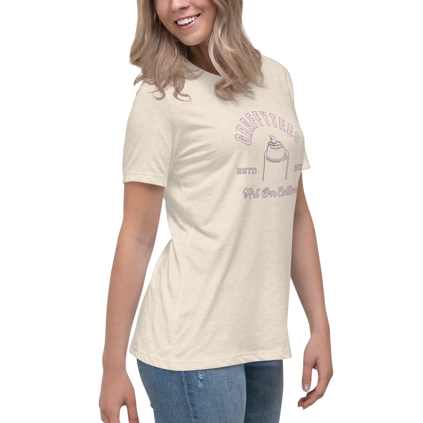 Grafftees Retro style design Women's Relaxed T-Shirt