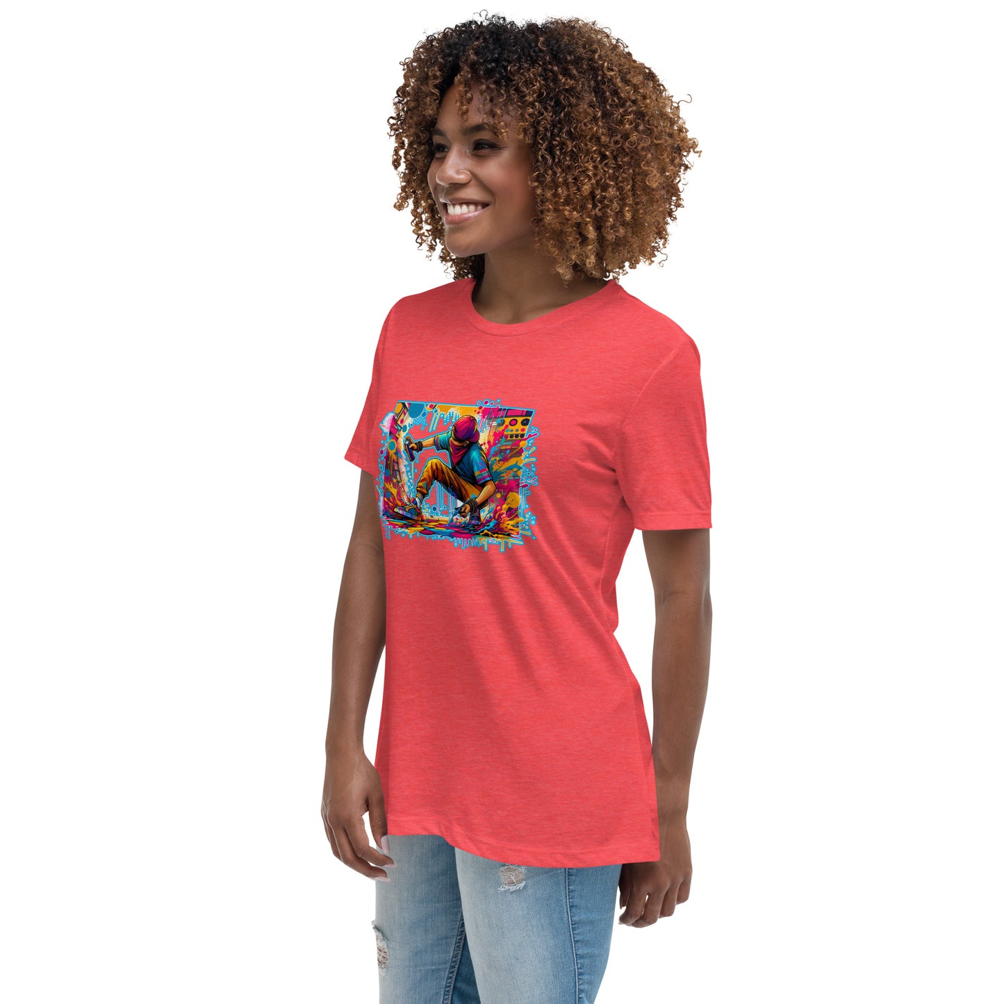 GraffyTees Vandal artist full Color Women's Relaxed T-Shirt