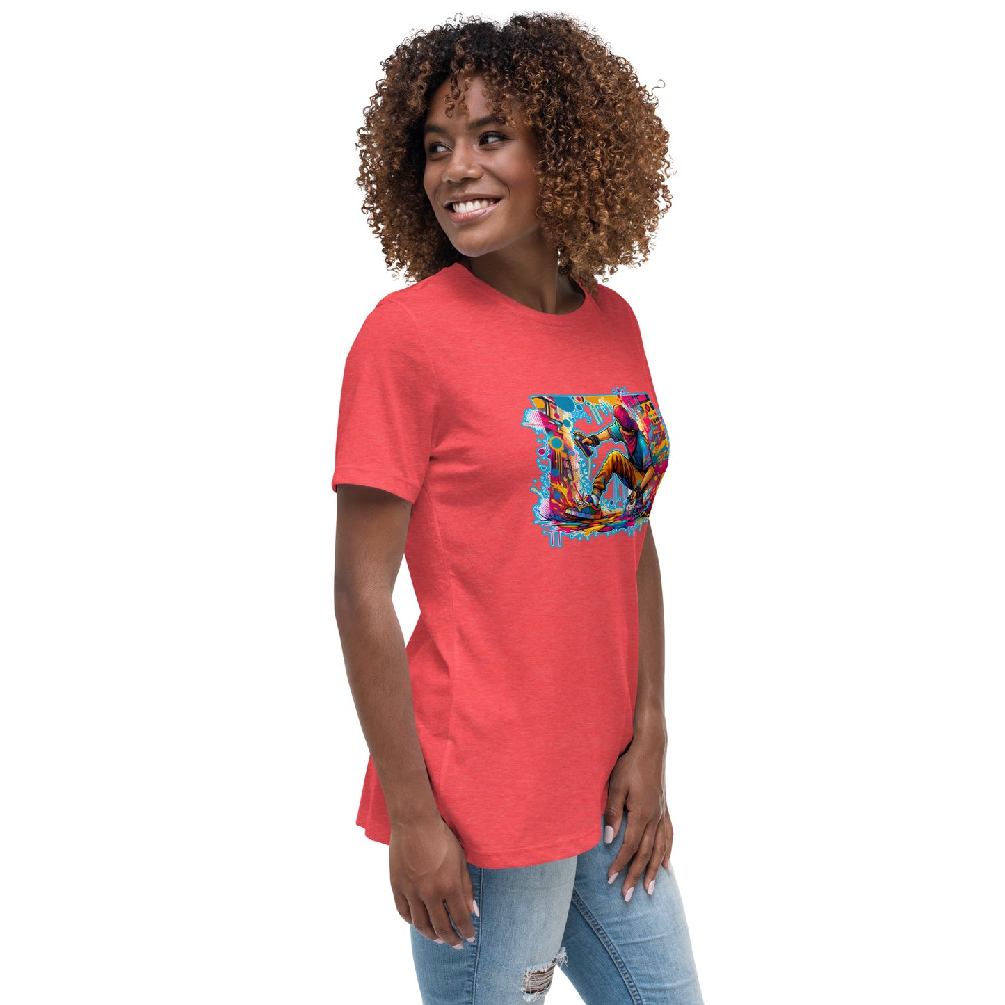 GraffyTees Vandal artist full Color Women's Relaxed T-Shirt