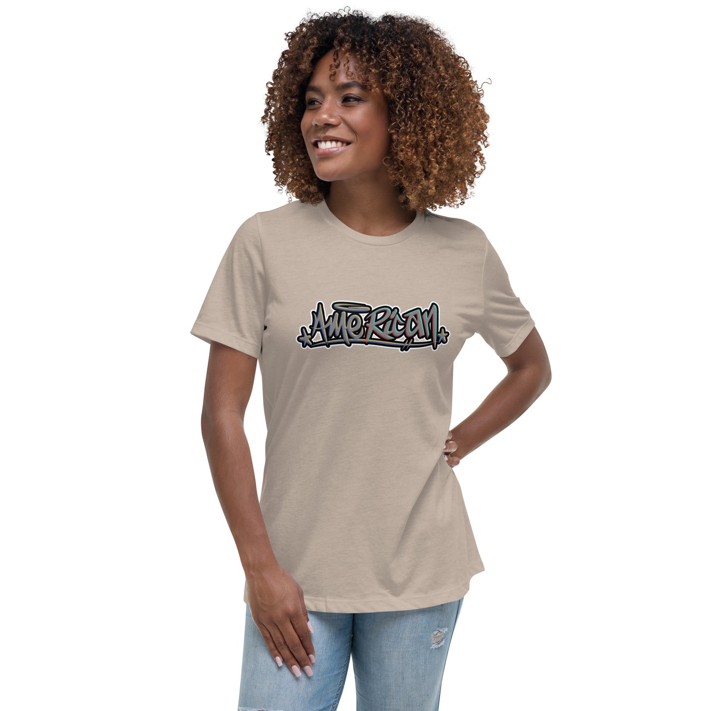 Graffytees American Graffiti Women's Relaxed T-Shirt
