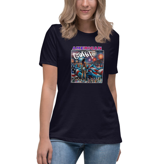 Graffytees American Graffiti Women's Relaxed T-Shirt