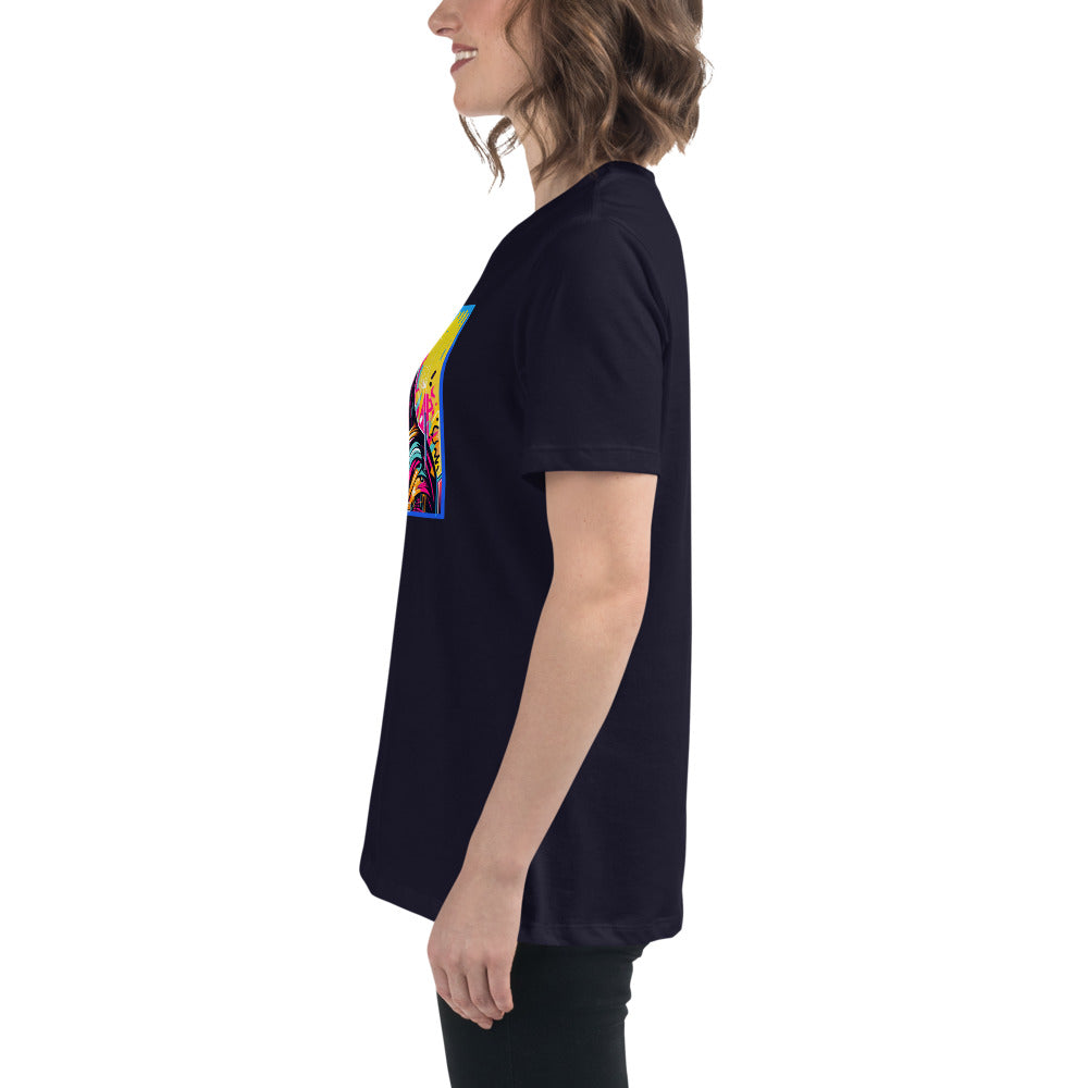 Graffytees Mona Lisette graffiti piece Women's Relaxed T-Shirt