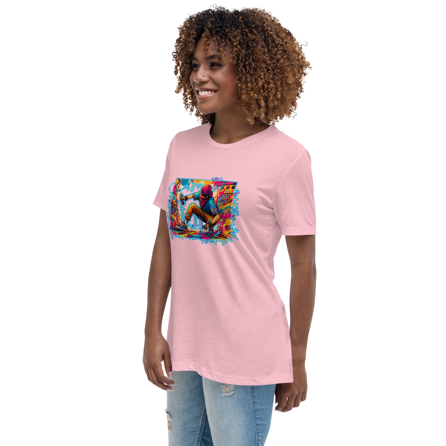 GraffyTees Vandal artist full Color Women's Relaxed T-Shirt