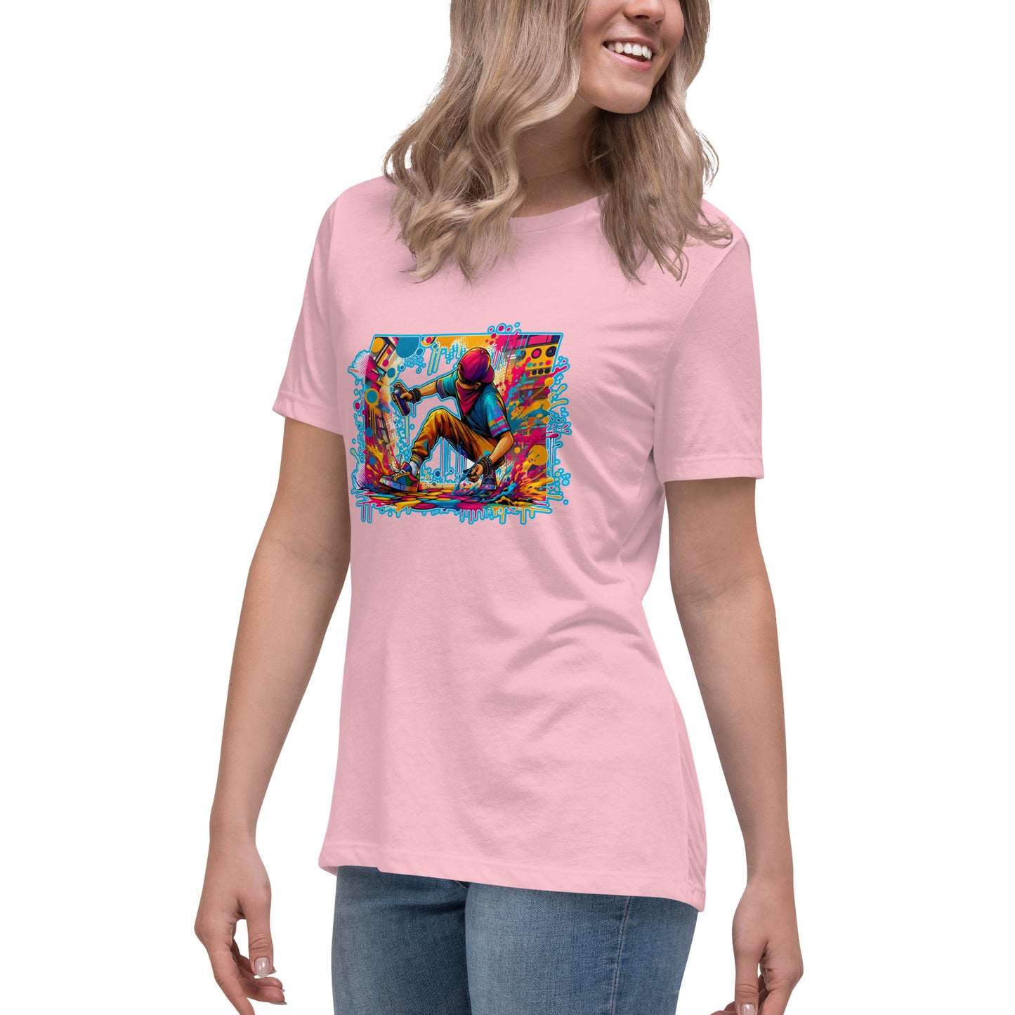 GraffyTees Vandal Artist Full ColorWomen's Relaxed T-Shirt