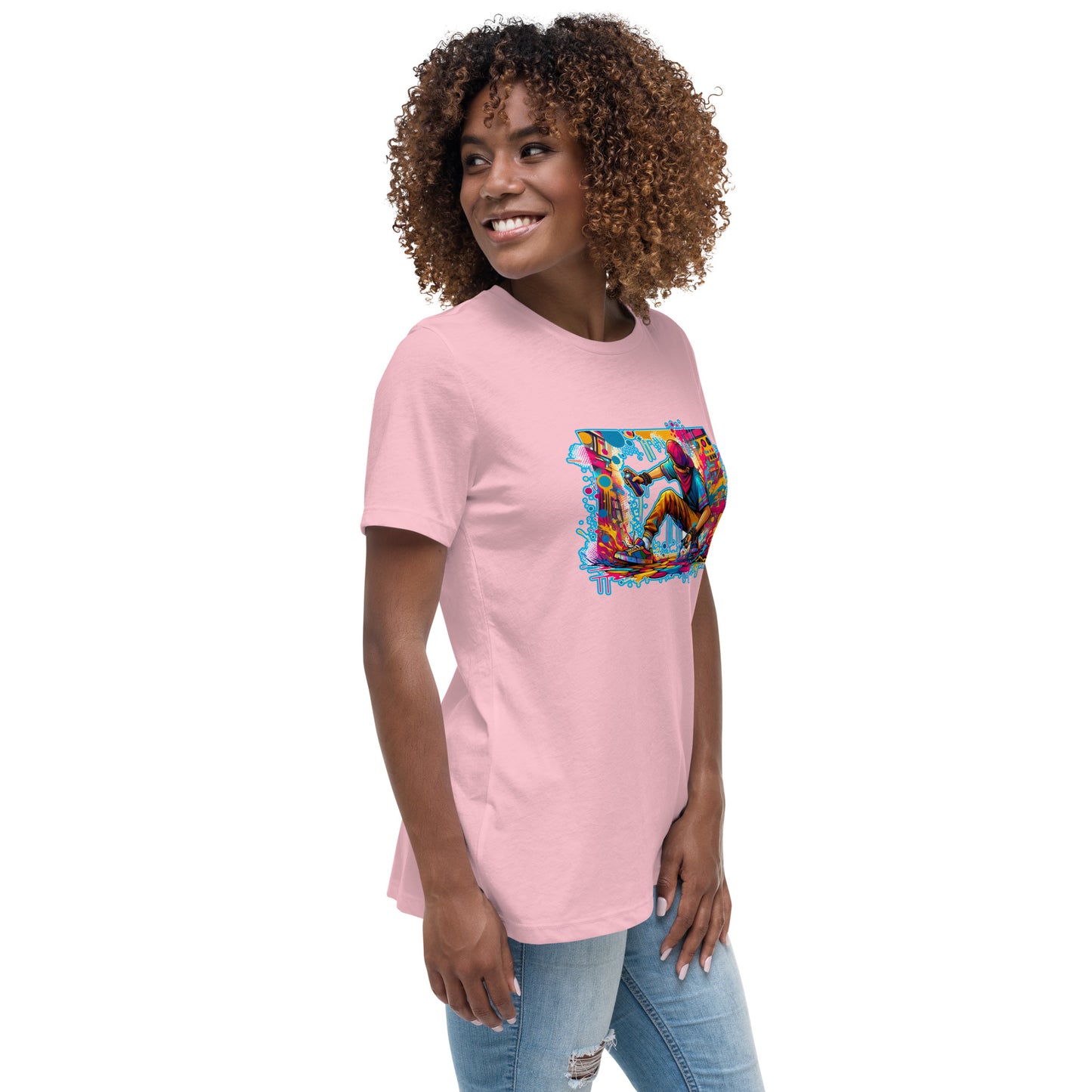 GraffyTees Vandal artist full Color Women's Relaxed T-Shirt