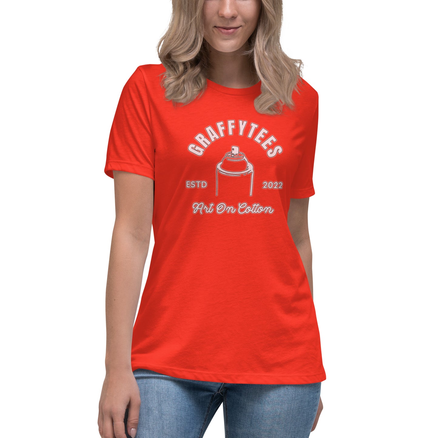 Grafftees Retro style design Women's Relaxed T-Shirt