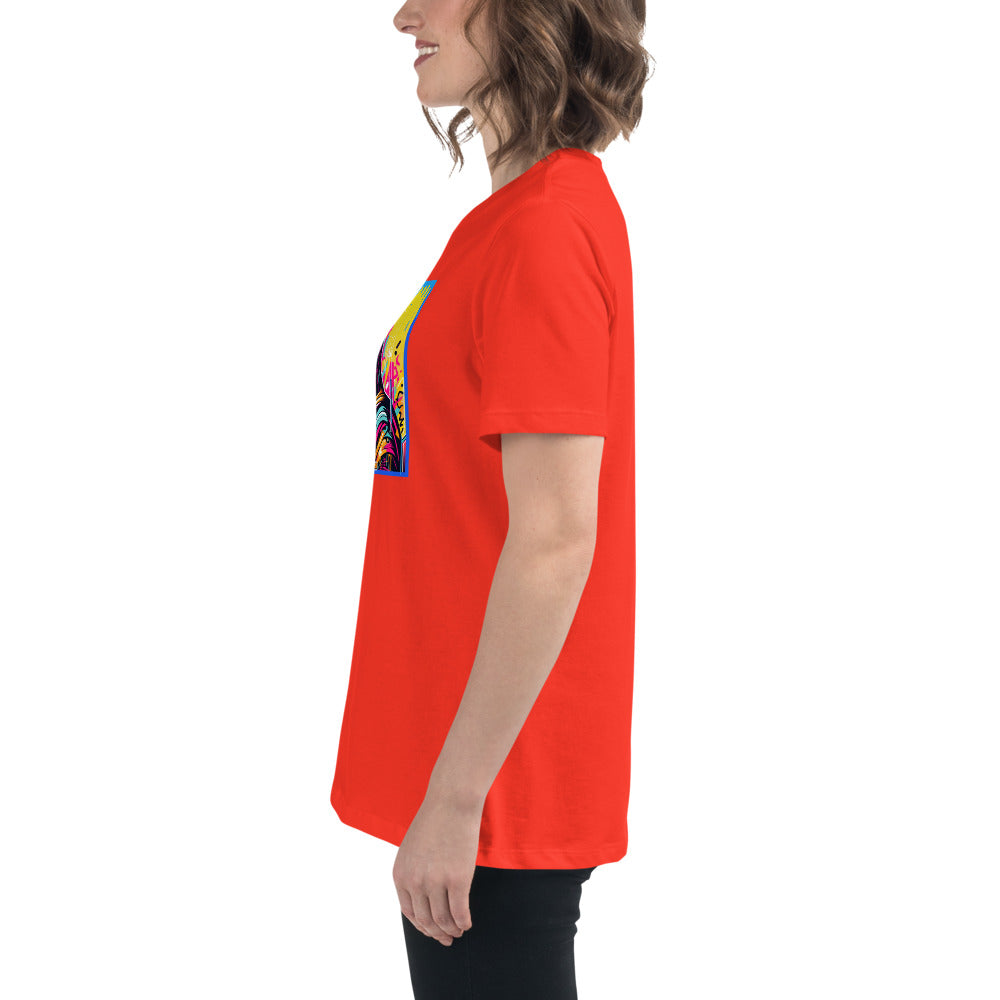 Graffytees Mona Lisette graffiti piece Women's Relaxed T-Shirt