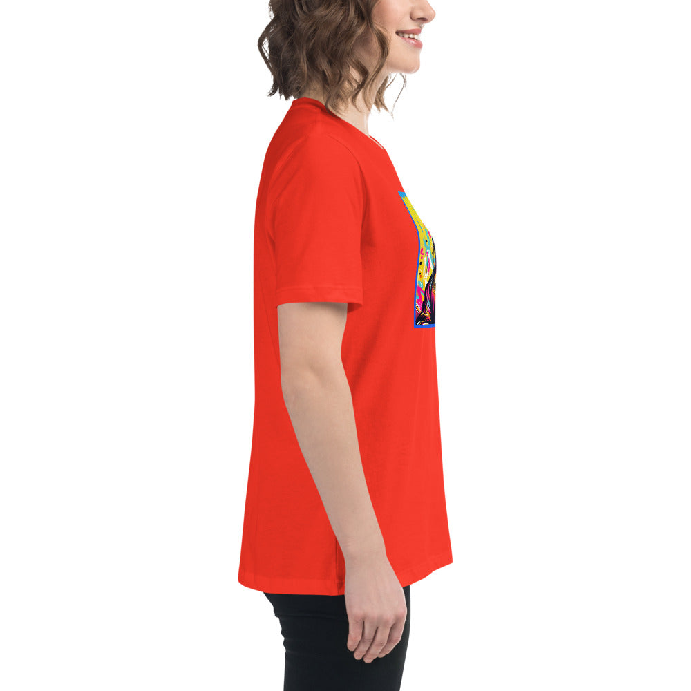 Graffytees Mona Lisette graffiti piece Women's Relaxed T-Shirt