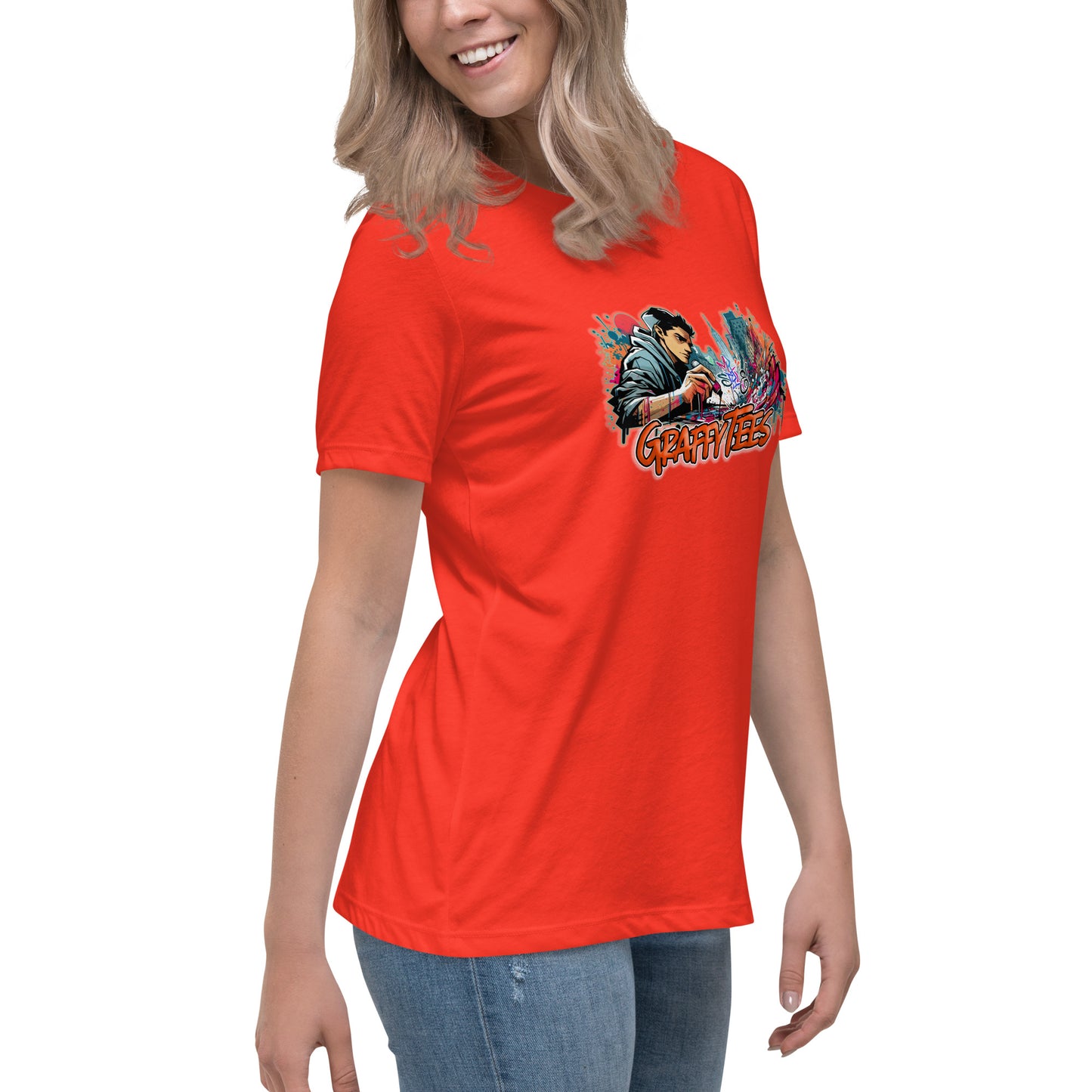 GraffyTees Writer Vandal with Pilot Marker Women's Relaxed T-Shirt