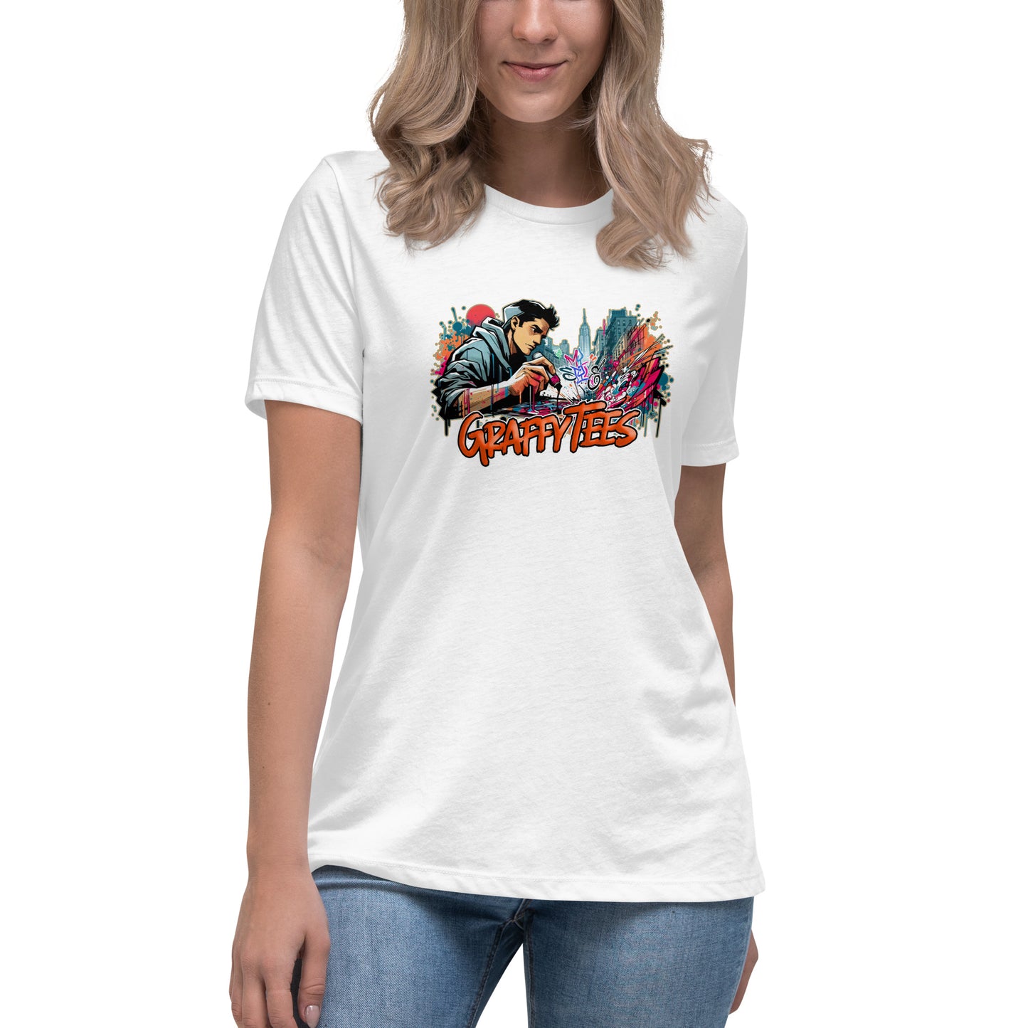 GraffyTees Writer Vandal with Pilot Marker Women's Relaxed T-Shirt