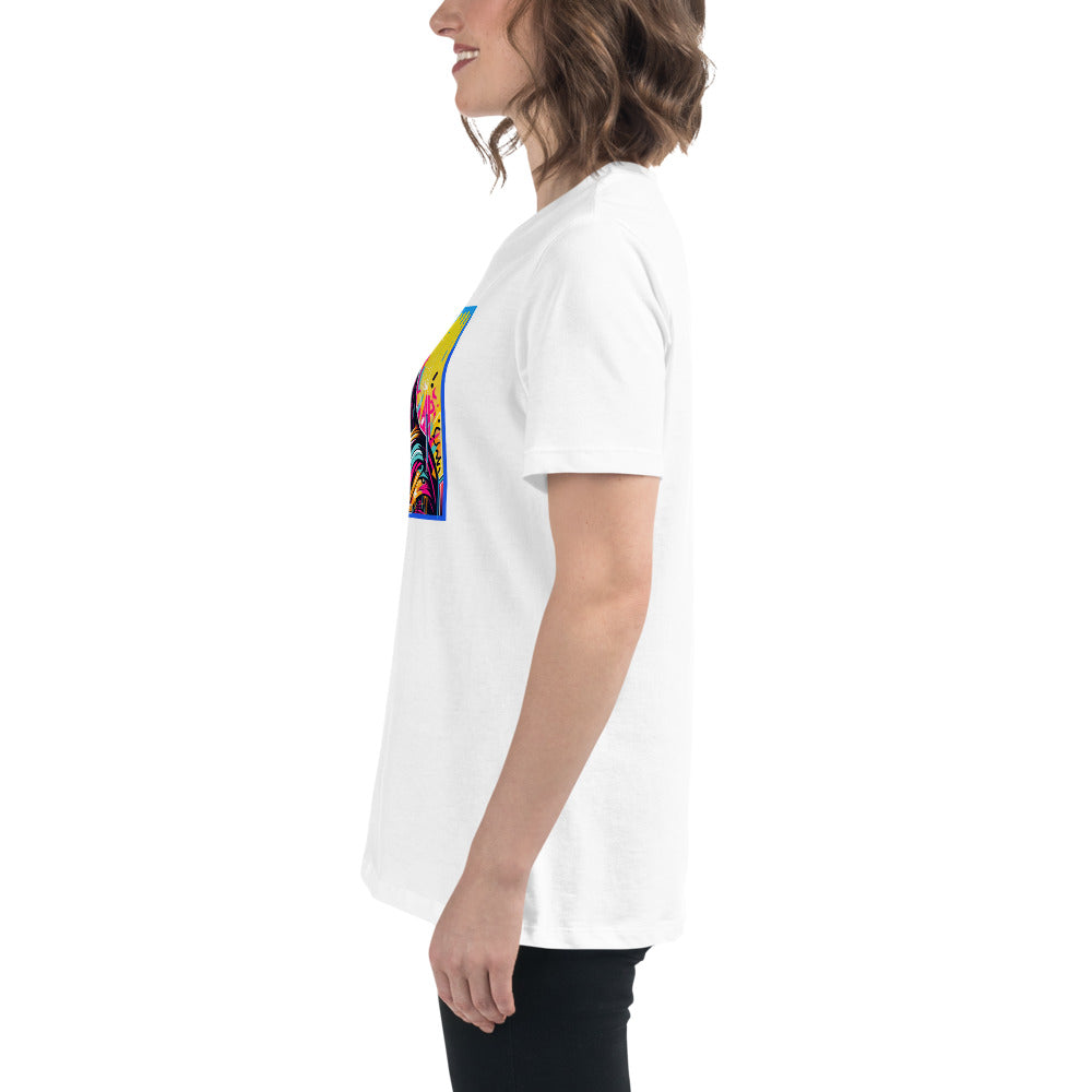 Graffytees Mona Lisette graffiti piece Women's Relaxed T-Shirt