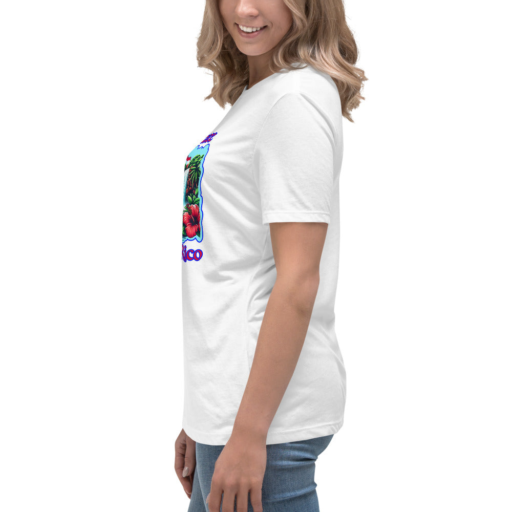 Graffytees I celebrate Puerto Rico Women's Relaxed T-Shirt