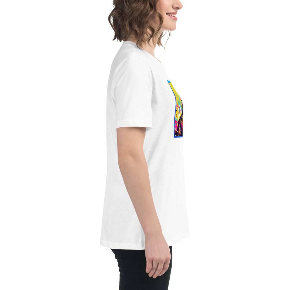 Graffytees Mona Lisette graffiti piece Women's Relaxed T-Shirt