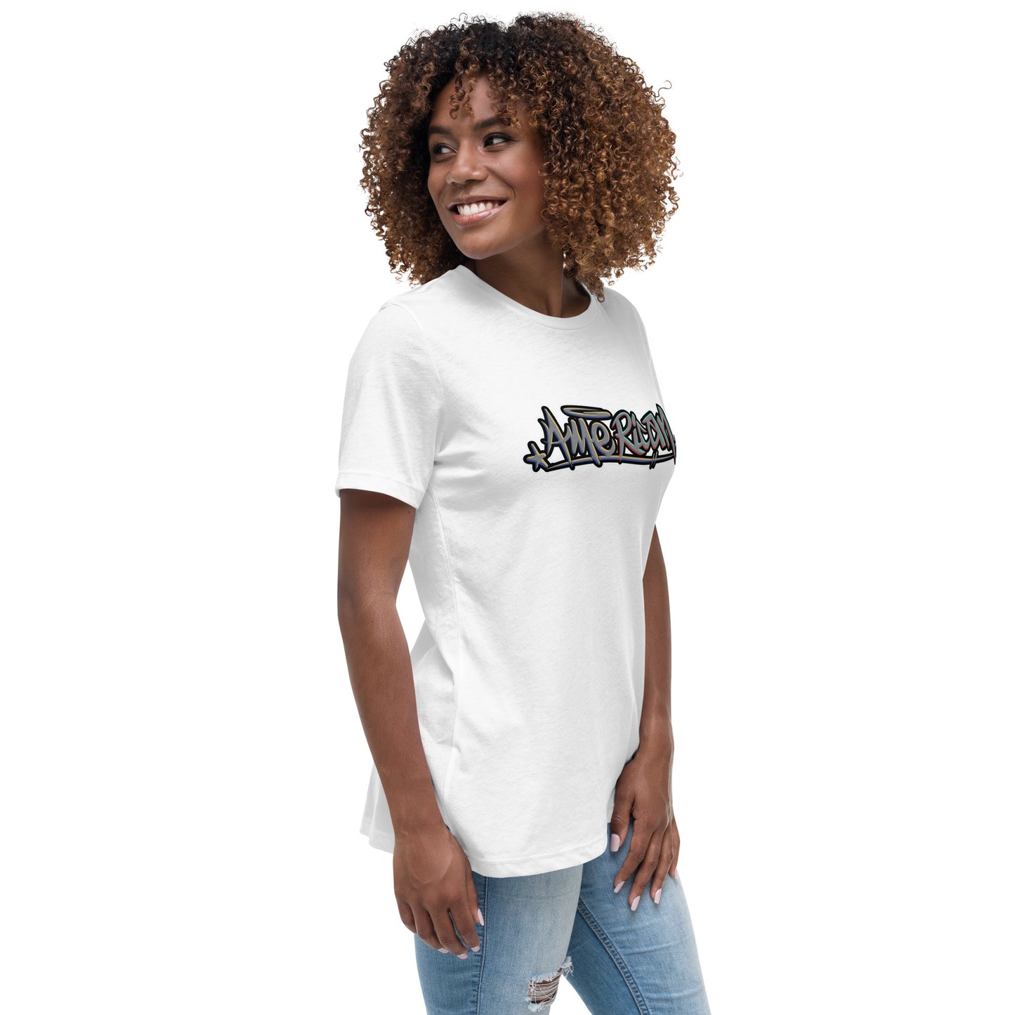 Graffytees American Graffiti Women's Relaxed T-Shirt